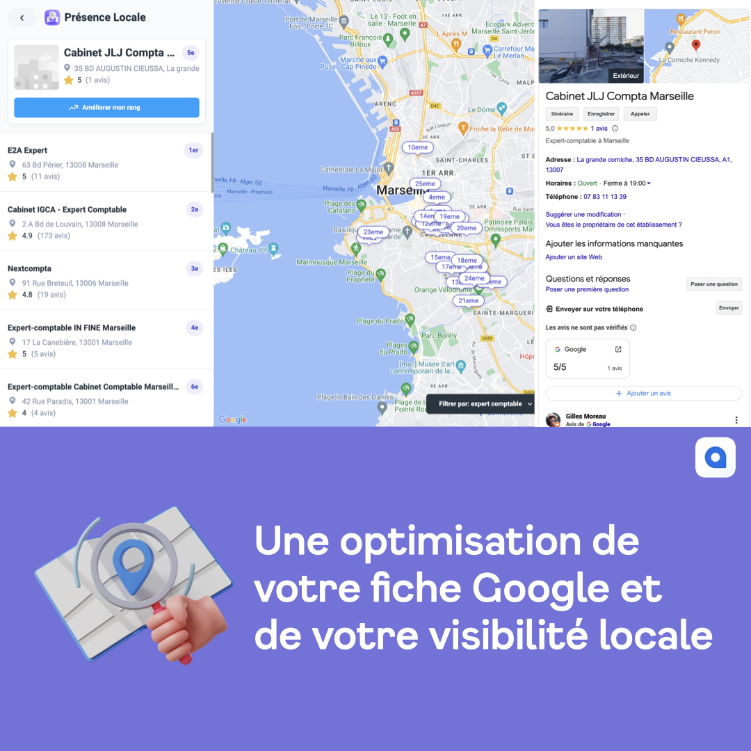 Optimisation de votre fiche Google